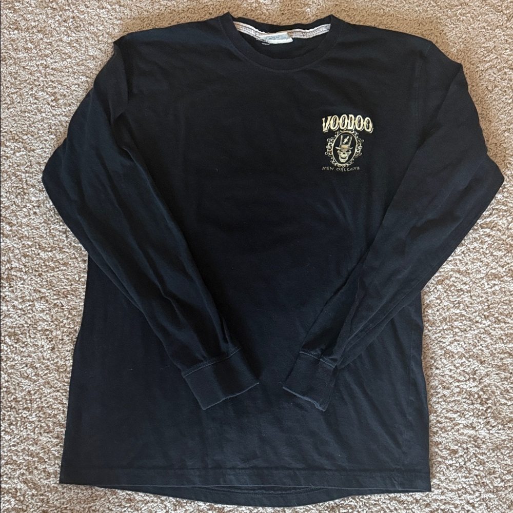 Black Long Sleeve Men’s New Orleans VooDoo Shirt
